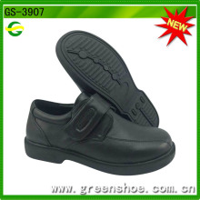 Neue Ankunft Junge schwarze Schule Schuhe aus China